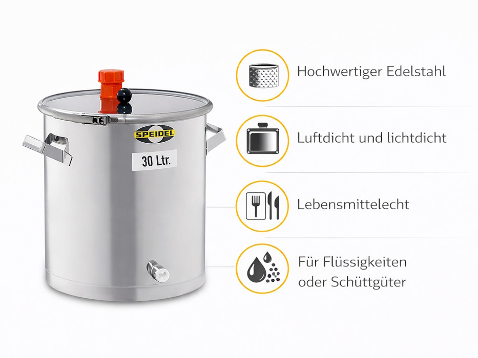 Gär- und Lagerfass UF 30 Liter